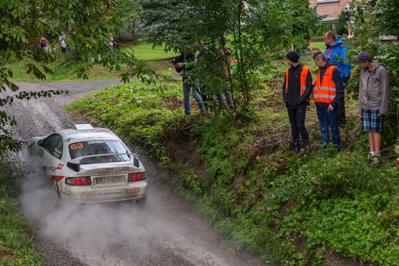 Celica GT-Four zespołu Toyota Team Classic w czasie Rajdu Rzeszowskiego 2018