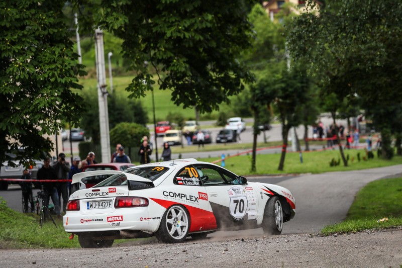 Toyota Celica GT-Four w czasie Rajdu Śląska 2018