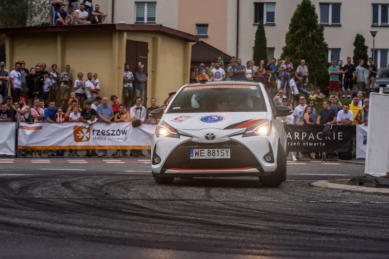 Toyota Yaris GRMN w czasie rundy HRSMP - Rajdu Rzeszowskiego