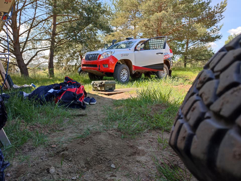 Trening TOYOTA Team Classic przed Baja Wysoka Grzęda 2021