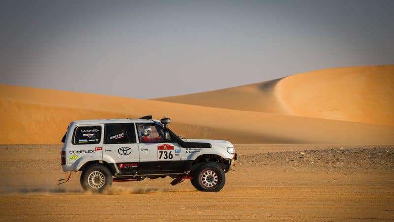 Etap 6. 48H Chrono Dakar Classic 2024 - Michał Horodeński / Arkadiusz Sałaciński - LC HDJ80