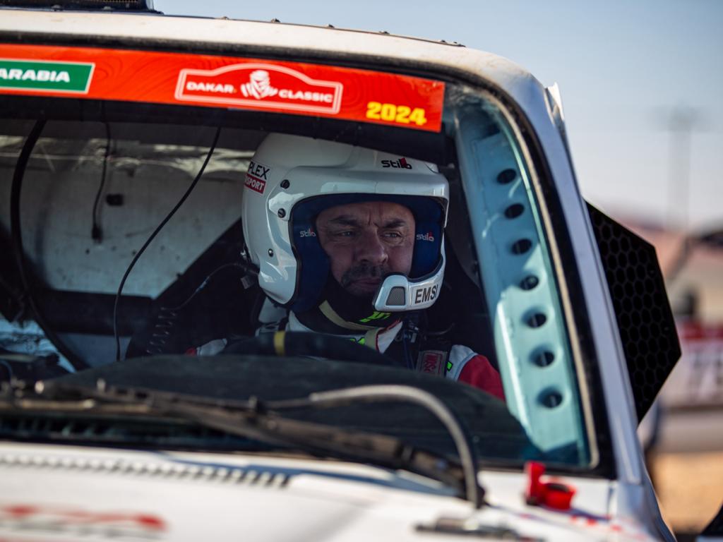 Michał Horodeński przed 3. Etapem Dakar Classic 2024