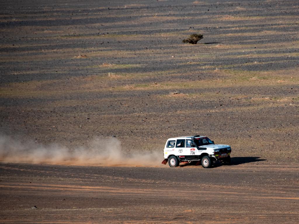 Start załogi Michał Horodeński i Arkadiusz Sałaciński do RT3.1 Dakar Classic 2024