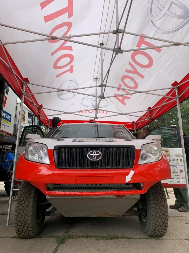 Trening załogi Sołty / Brakowiecki - Toyota Land Cruiser KDJ155 T2 przed Baja Poland 2021