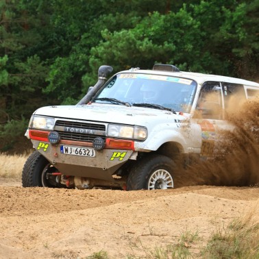  Michał Horodeński i Arkadiusz Sałaciński - Toyota Land Cruiser HDJ80 - Baja Poland 2024