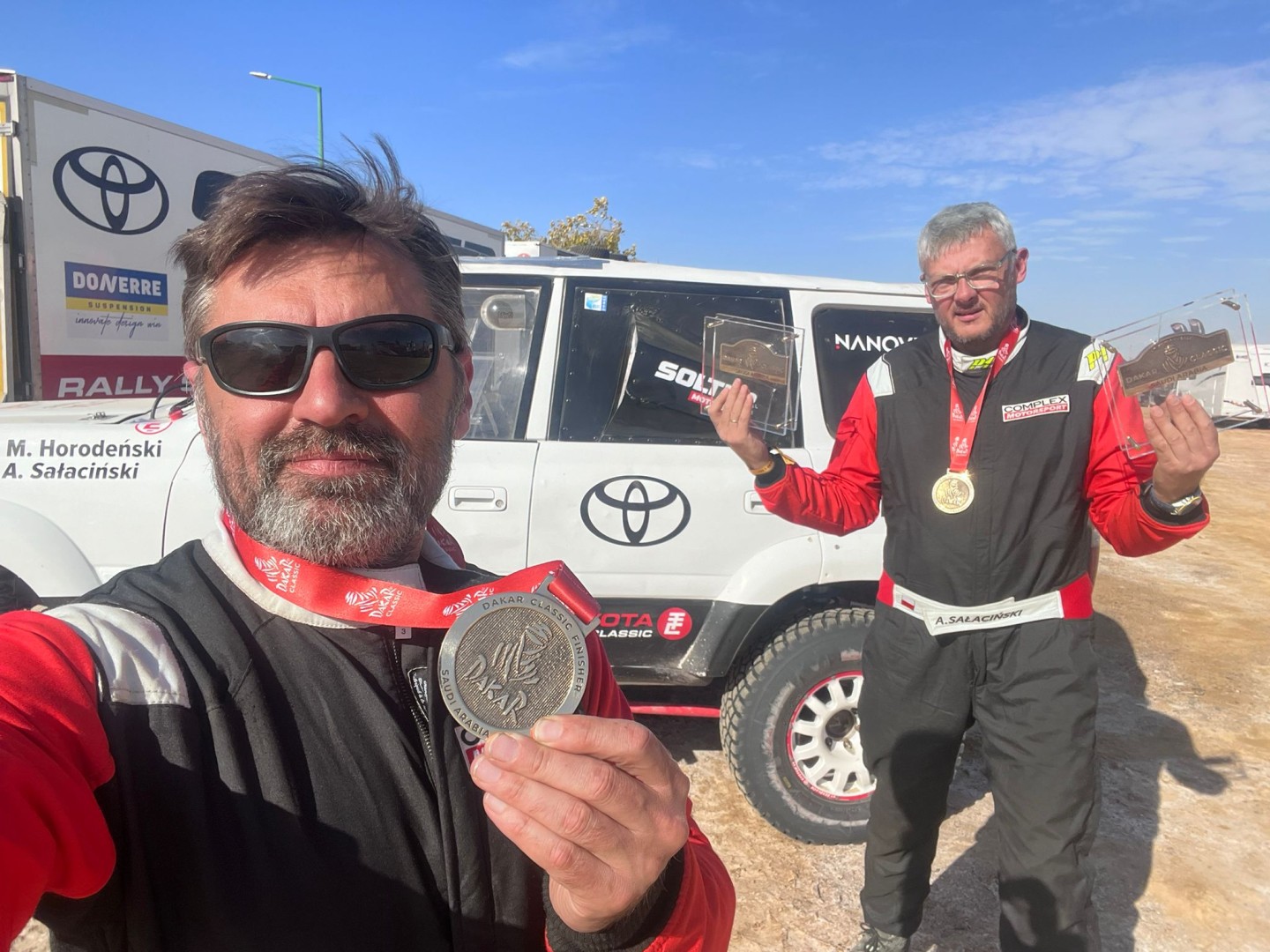 Etap 12. Dakar Classic 2024 - Michał Horodeński / Arkadiusz Sałaciński - LC HDJ80