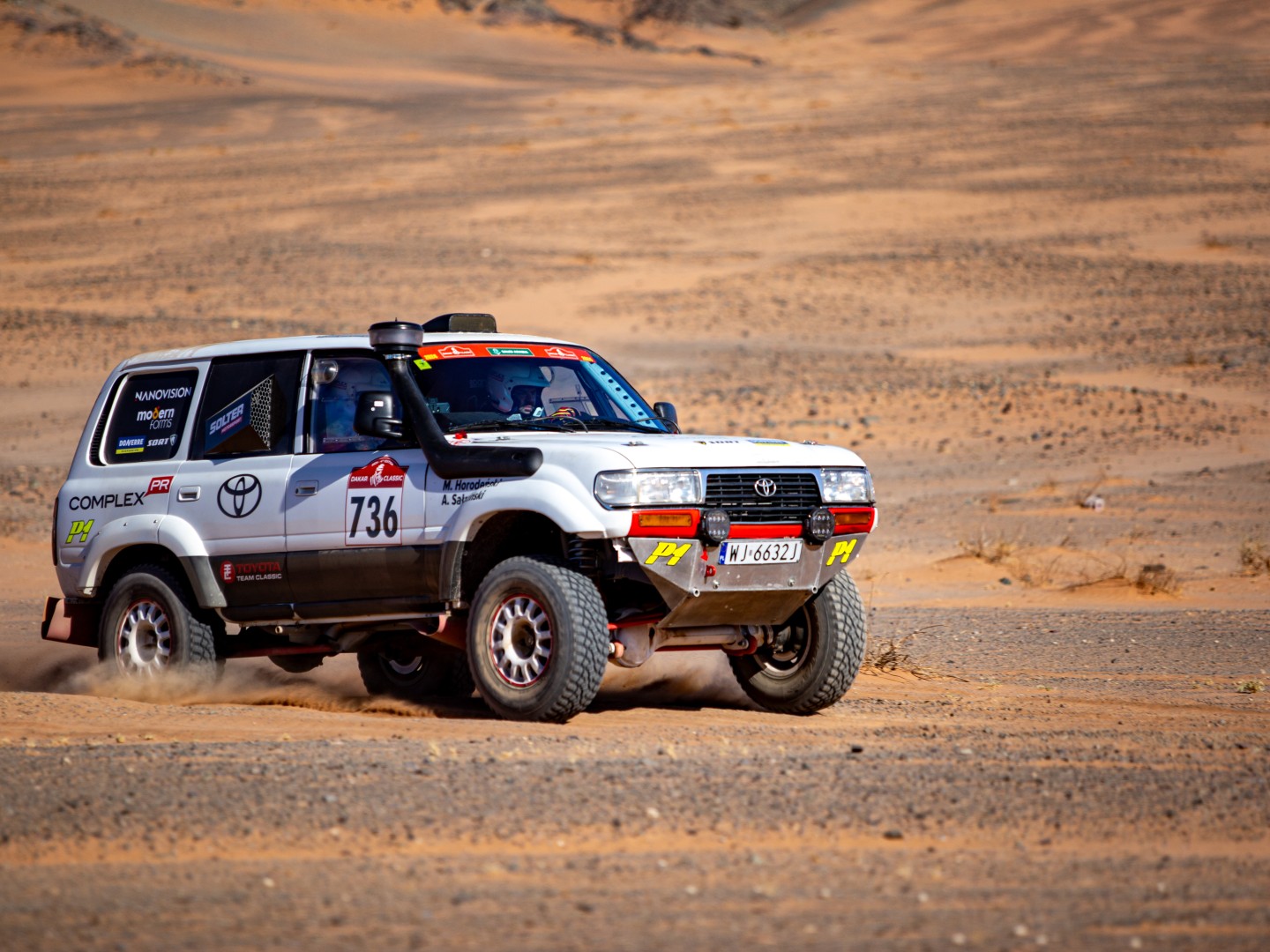 Etap 3. Dakar Classic 2024 - Michał Horodeński / Arkadiusz Sałaciński - LC HDJ80