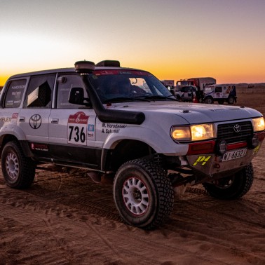 Etap 4. Dakar Classic 2024 - Michał Horodeński / Arkadiusz Sałaciński - LC HDJ80