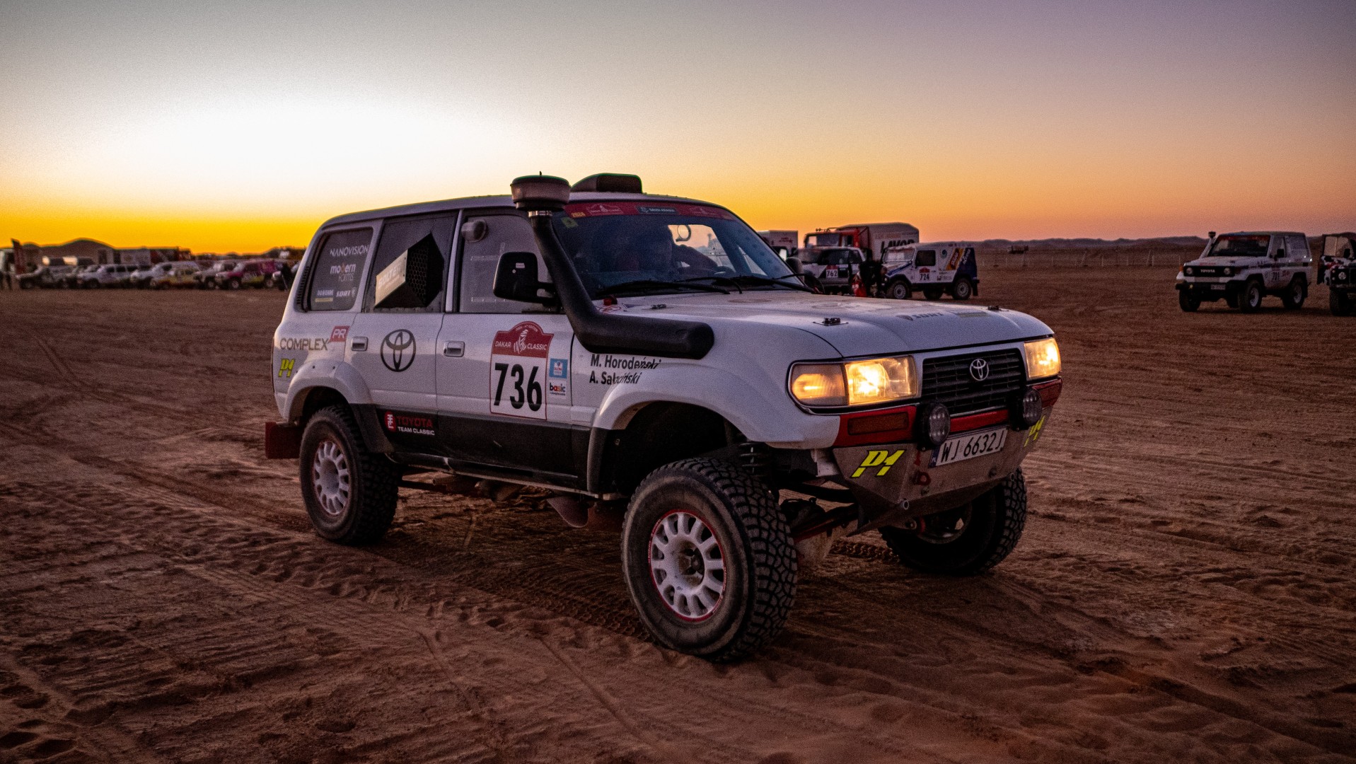 Etap 4. Dakar Classic 2024 - Michał Horodeński / Arkadiusz Sałaciński - LC HDJ80