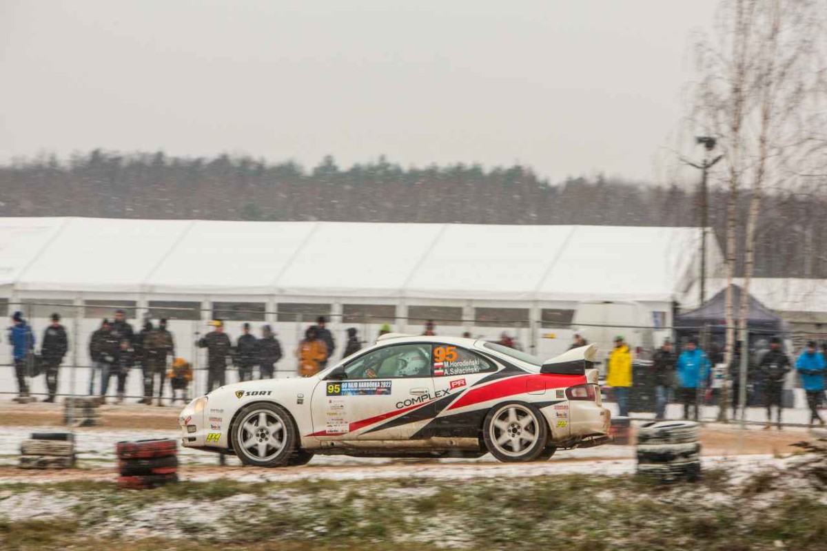 Załoga Michał Horodeński / Arkadiusz Sałaciński - Toyota Celica GT-Four ST205 - 60. Rajd Barbórka 2022