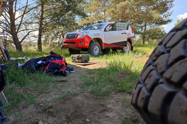 Trening TOYOTA Team Classic przed Baja Wysoka Grzęda 2021