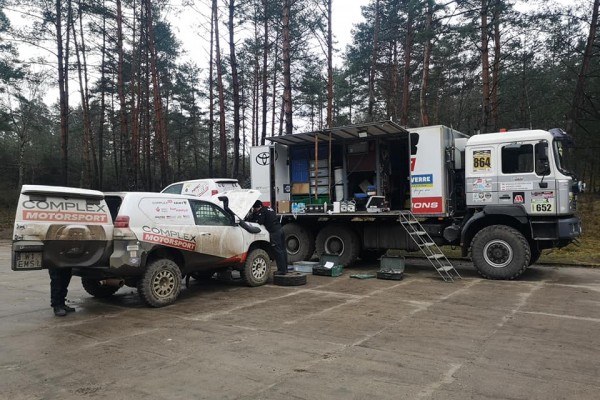 Trening TOYOTA Team Classic przed Wysoka Grzęda Baja Drawsko Pomorskie2021