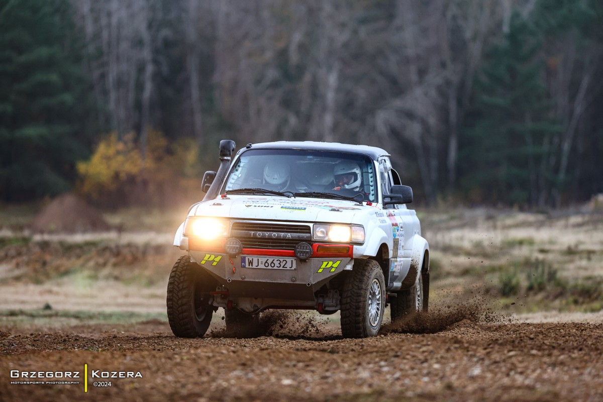 TOYOTA TEAM CLASSIC - Michał Horodeński i Arkadiusz Sałaciński - Toyota Land Cruiser HDJ80 - Rajd Niepodległości 2024