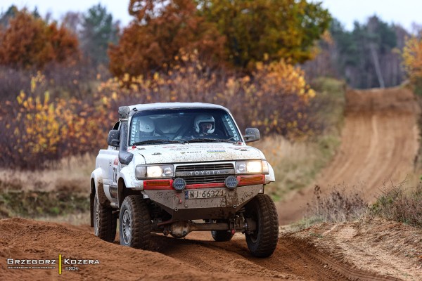 TOYOTA TEAM CLASSIC - Michał Horodeński i Arkadiusz Sałaciński - Toyota Land Cruiser HDJ80 - Rajd Niepodległości 2024