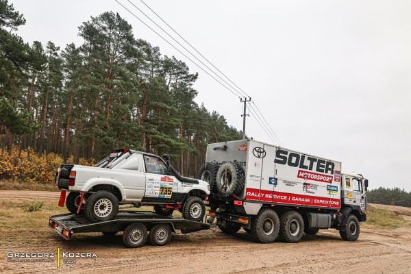 TOYOTA TEAM CLASSIC - Michał Horodeński i Arkadiusz Sałaciński - Toyota Land Cruiser HDJ80 - Rajd Niepodległości 2024