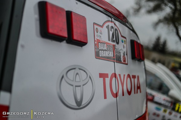 Wysoka Grzęda Baja Drawsko Pomorskie 2019 - załoga Horodeński / Wasik - Toyota Land Cruiser HDJ100 T2