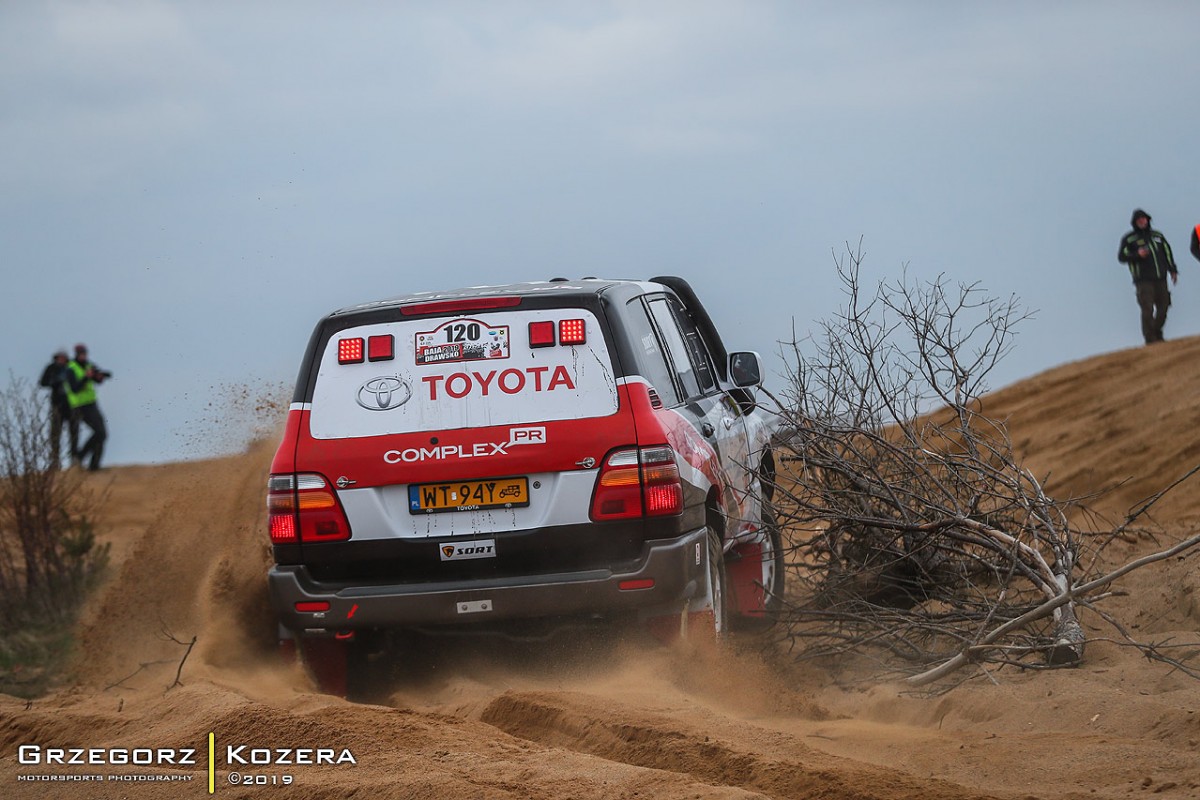 Wysoka Grzęda Baja Drawsko Pomorskie 2019 - załoga Horodeński / Wasik - Toyota Land Cruiser HDJ100 T2