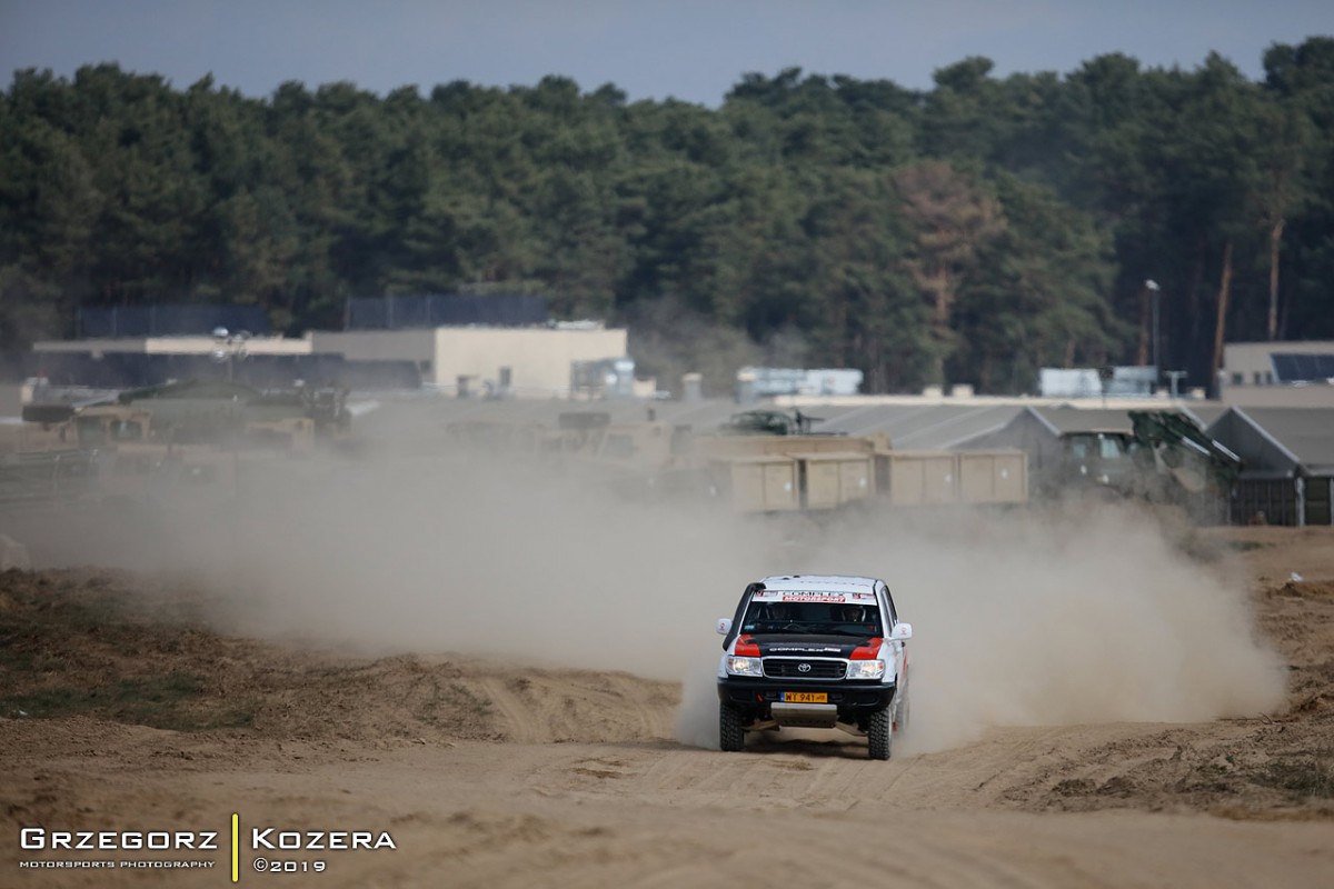 Wysoka Grzęda Baja Drawsko Pomorskie 2019 - załoga Horodeński / Wasik - Toyota Land Cruiser HDJ100 T2