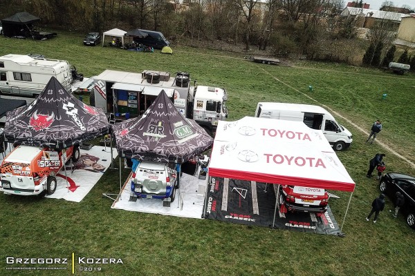 Wysoka Grzęda Baja Drawsko Pomorskie 2019 - załoga Horodeński / Wasik - Toyota Land Cruiser HDJ100 T2