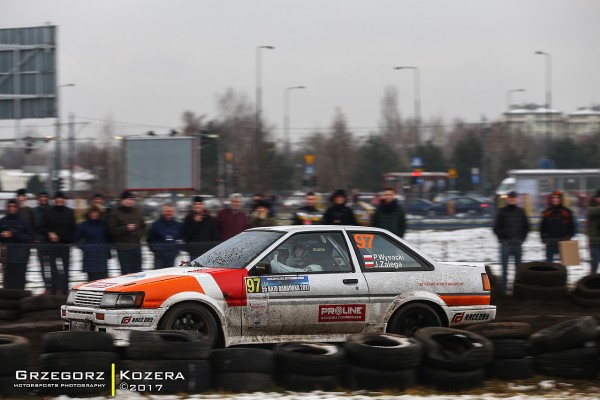 55. Rajd Barbórka 2017 - załoga Wysocki / Zalega - Toyota Corolla AE86