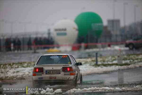 55. Rajd Barbórka 2017 - załoga Wysocki / Zalega - Toyota Corolla AE86