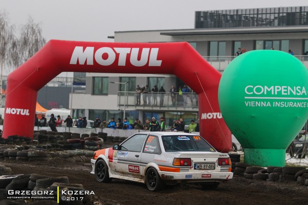 55. Rajd Barbórka 2017 - załoga Wysocki / Zalega - Toyota Corolla AE86