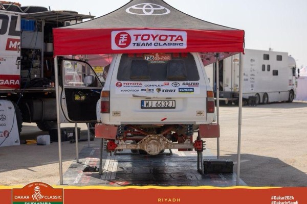 TOYOTA TEAM CLASSIC Michał Horodeński Arkadiusz Sałaciński Toyota Land Cruiser HDJ80 8. Etap Rajd Dakar Classic 2024