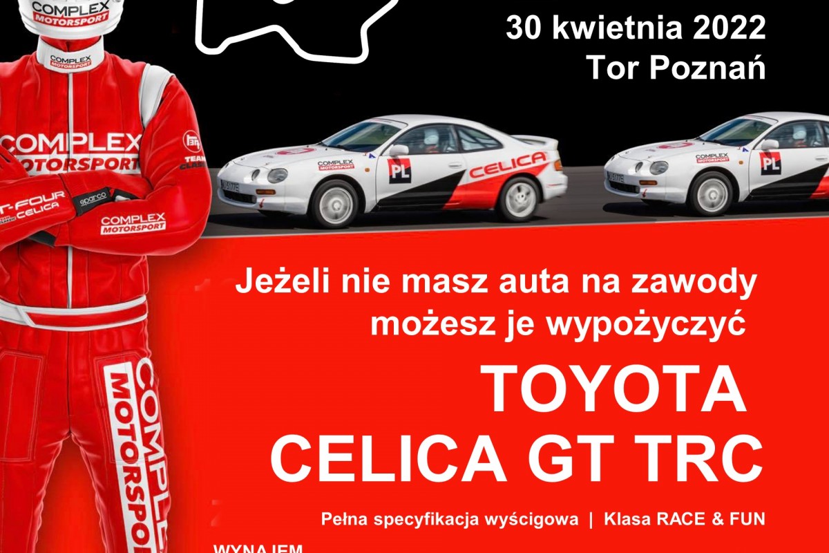 Wynajmij Toyotę Celica GT TRC na TOYOTA GR Cup