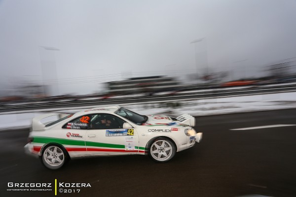 55. Rajd Barbórka 2017 - załoga Horodeński / Baran - Toyota Celica GT-Four ST205