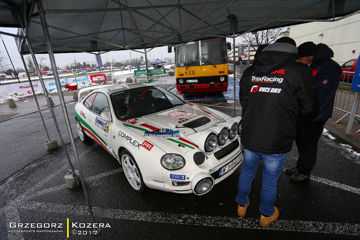 55. Rajd Barbórka 2017 - załoga Horodeński / Baran - Toyota Celica GT-Four ST205