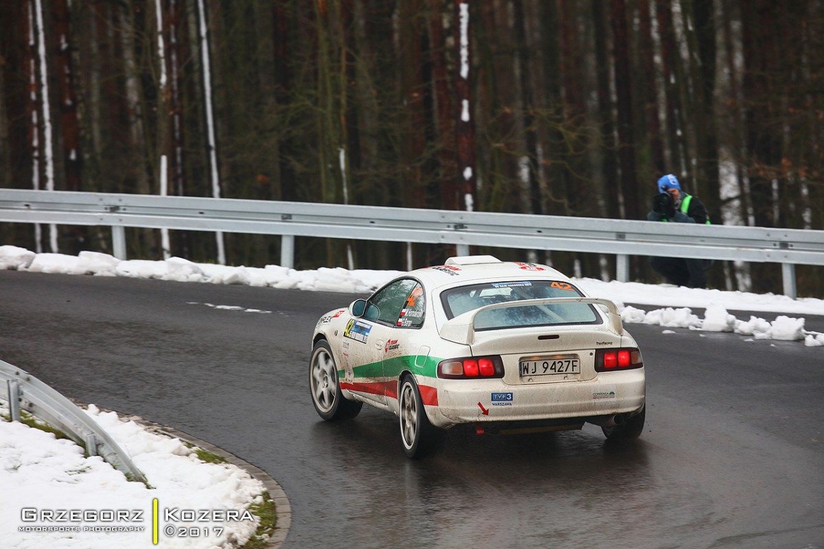 55. Rajd Barbórka 2017 - załoga Horodeński / Baran - Toyota Celica GT-Four ST205