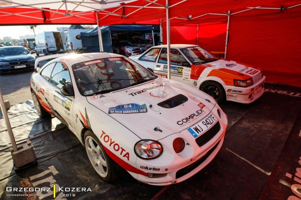 56. Rajd Barbórka 2018 - załoga Horodeński / Sałaciński - Toyota Celica GT-Four ST205