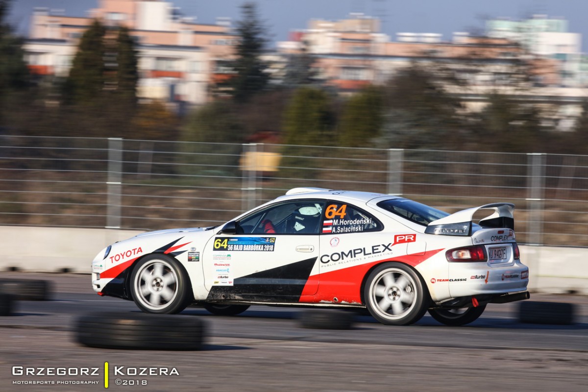 56. Rajd Barbórka 2018 - załoga Horodeński / Sałaciński - Toyota Celica GT-Four ST205