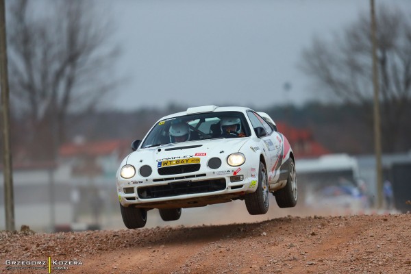 Załoga Horodeński / Sałaciński - Toyota Celica GT-Four ST205 - 59. Rajd Barbórka 2021