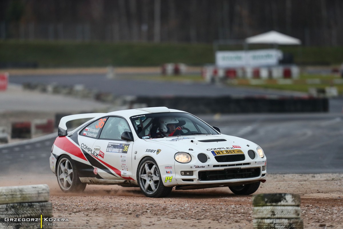 Załoga Horodeński / Sałaciński - Toyota Celica GT-Four ST205 - 59. Rajd Barbórka 2021