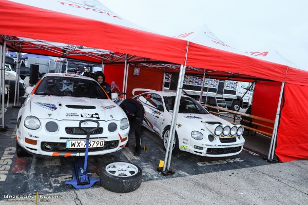 Załoga Horodeński / Sałaciński - Toyota Celica GT-Four ST205 - 59. Rajd Barbórka 2021